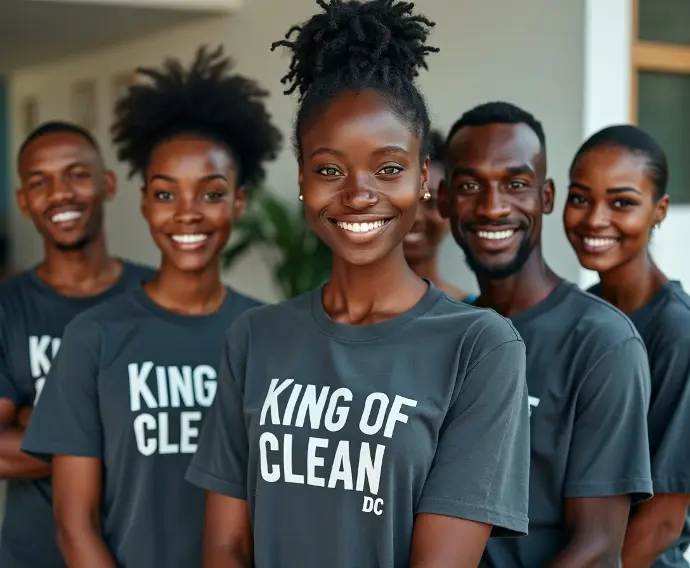 King of Clean DC cleaning team